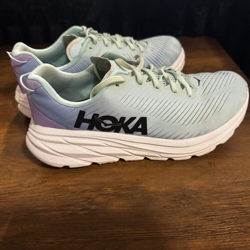 Hoka One One Rincon 3 Athletic Women's Shoes Size 8.5D Sunlit Ocean Running - Picture 2 of 9